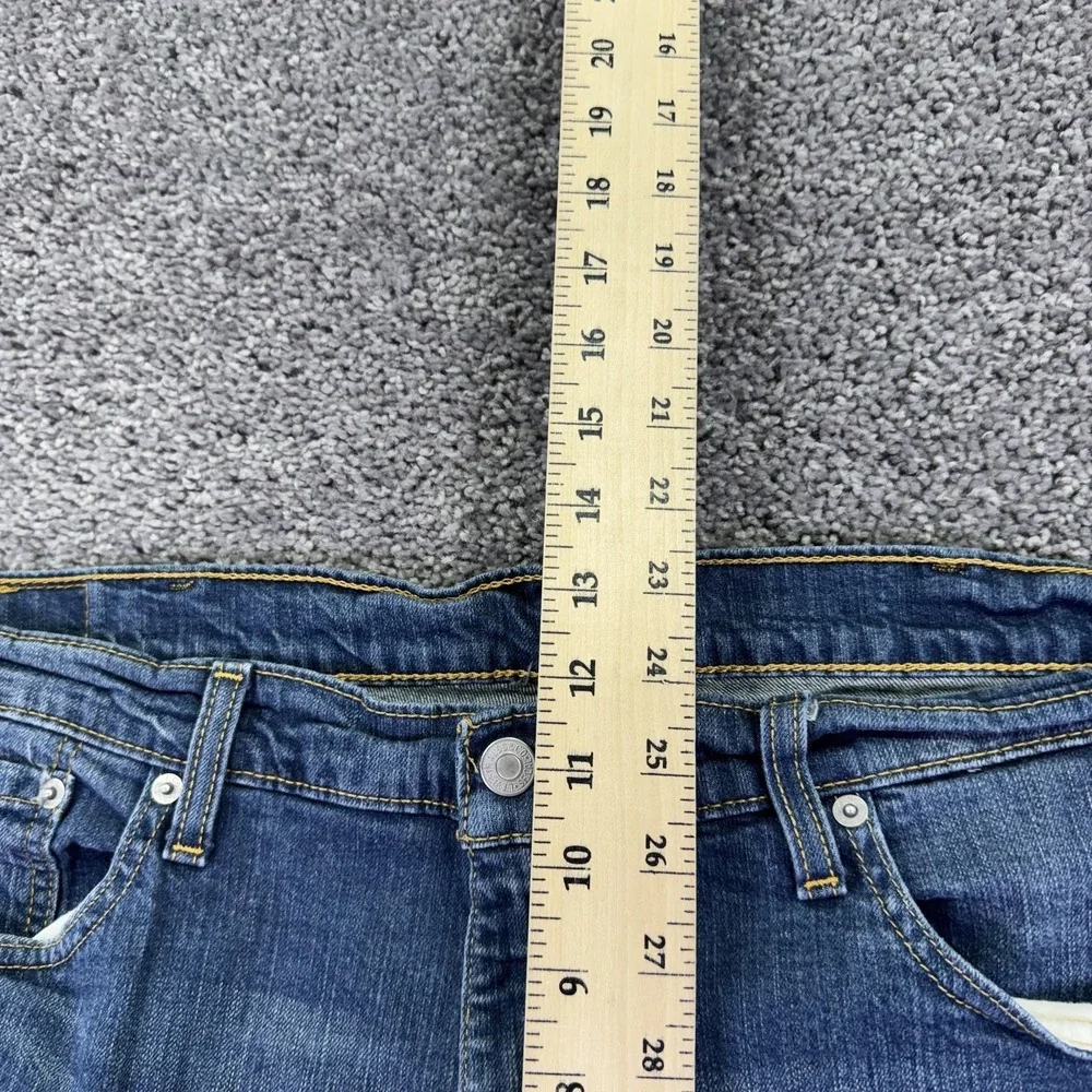 Levis 505 Jeans Mens 40x30 Blue Regular Straight Denim Medium Wash Workwear